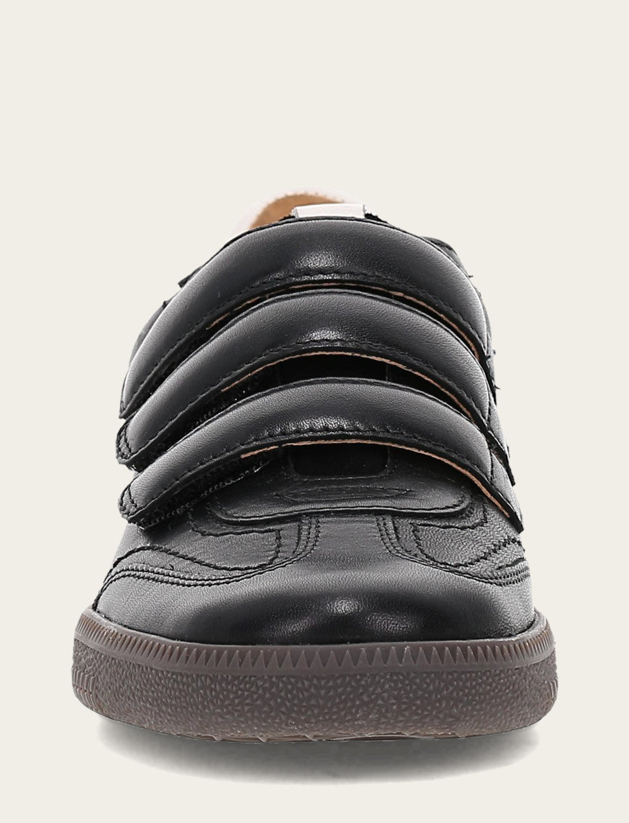 Frye Women's Black Milly 3 Strap Sneakers Black