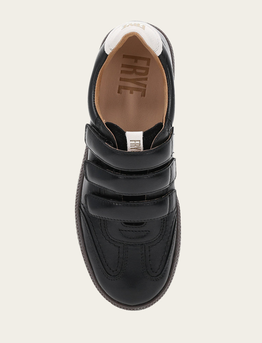 Frye Women's Black Milly 3 Strap Sneakers Black