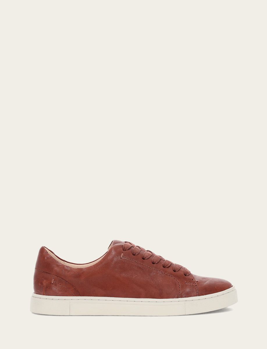 Frye Women's Cognac Ivy Low Lace Sneakers Cognac