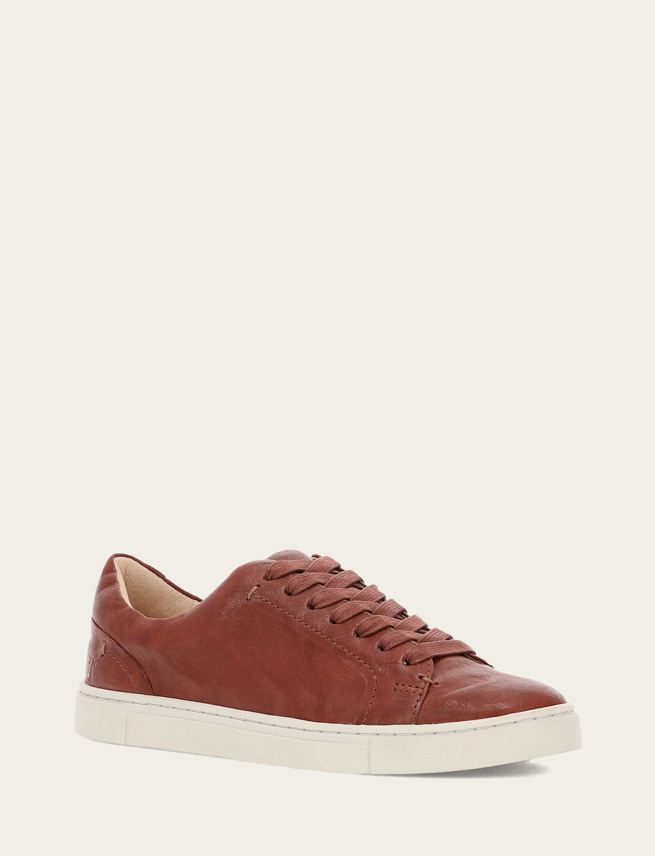 Frye Women's Cognac Ivy Low Lace Sneakers Cognac