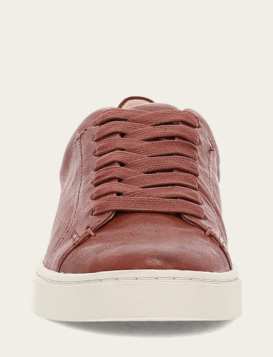 Frye Women's Cognac Ivy Low Lace Sneakers Cognac