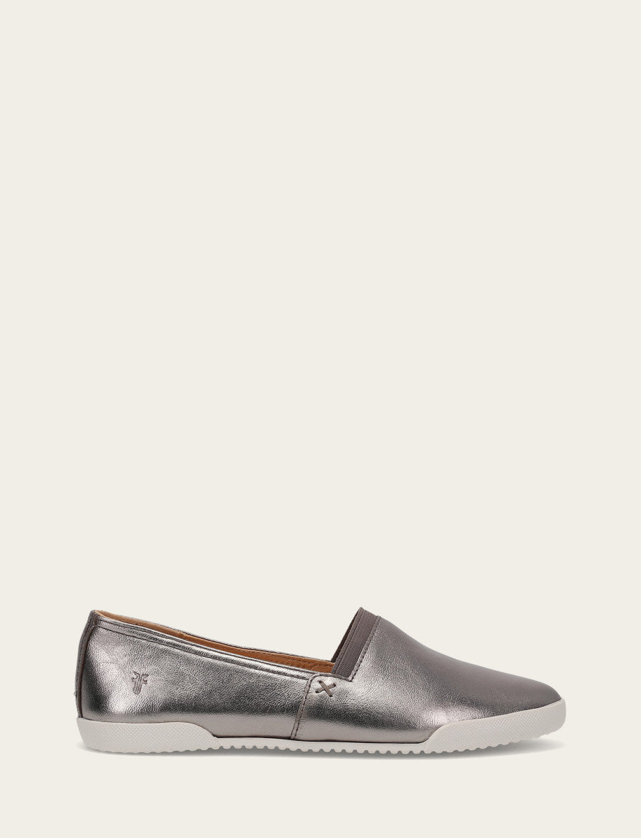 Frye Women's Dark Pewter Melanie Slip On Sneakers Dark Pewter