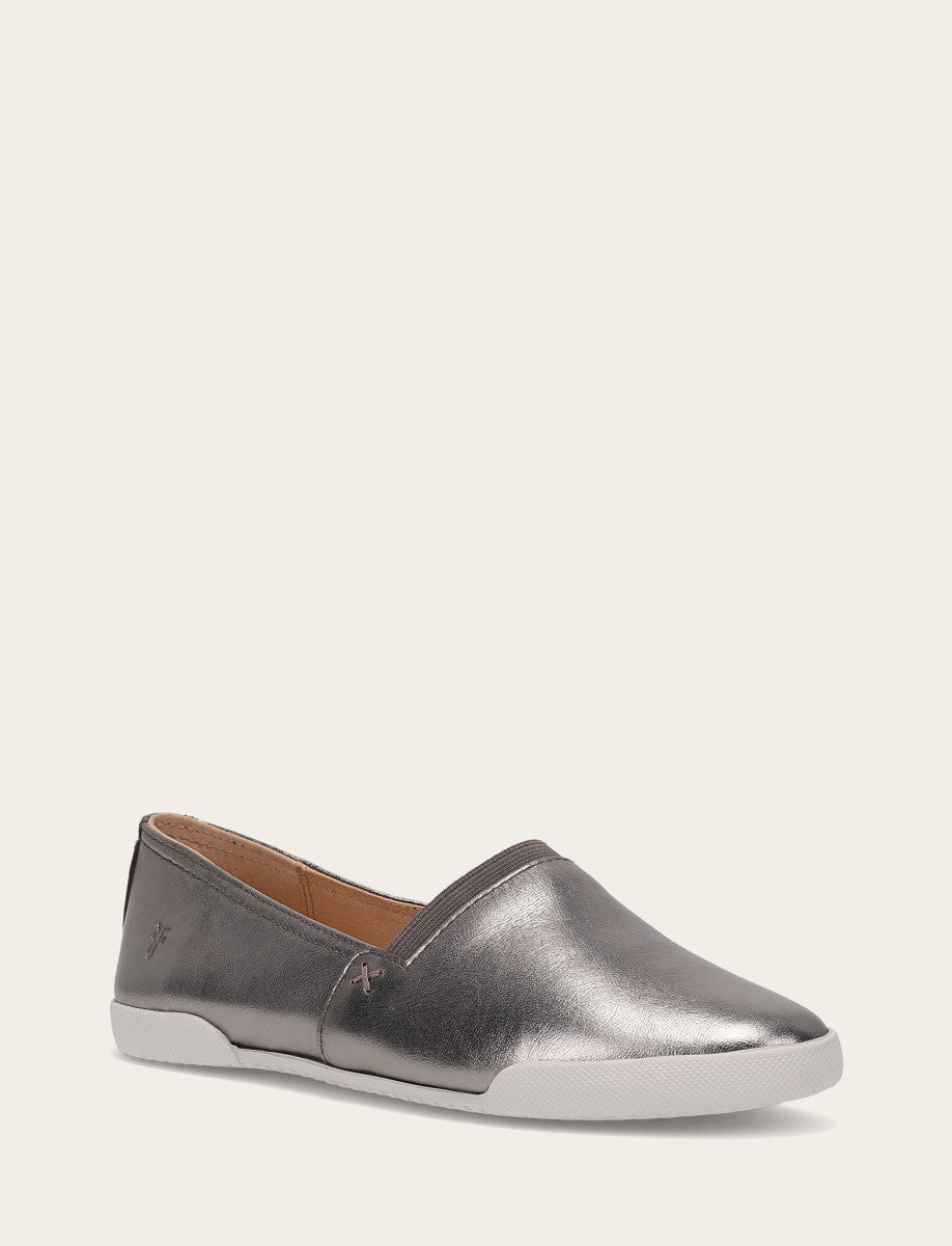Frye Women's Dark Pewter Melanie Slip On Sneakers Dark Pewter