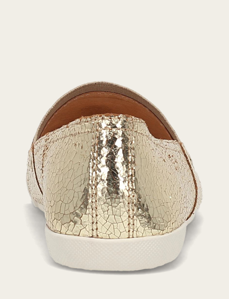 Frye Women's Gold Mirror Melanie Slip On Sneakers Gold Mirror