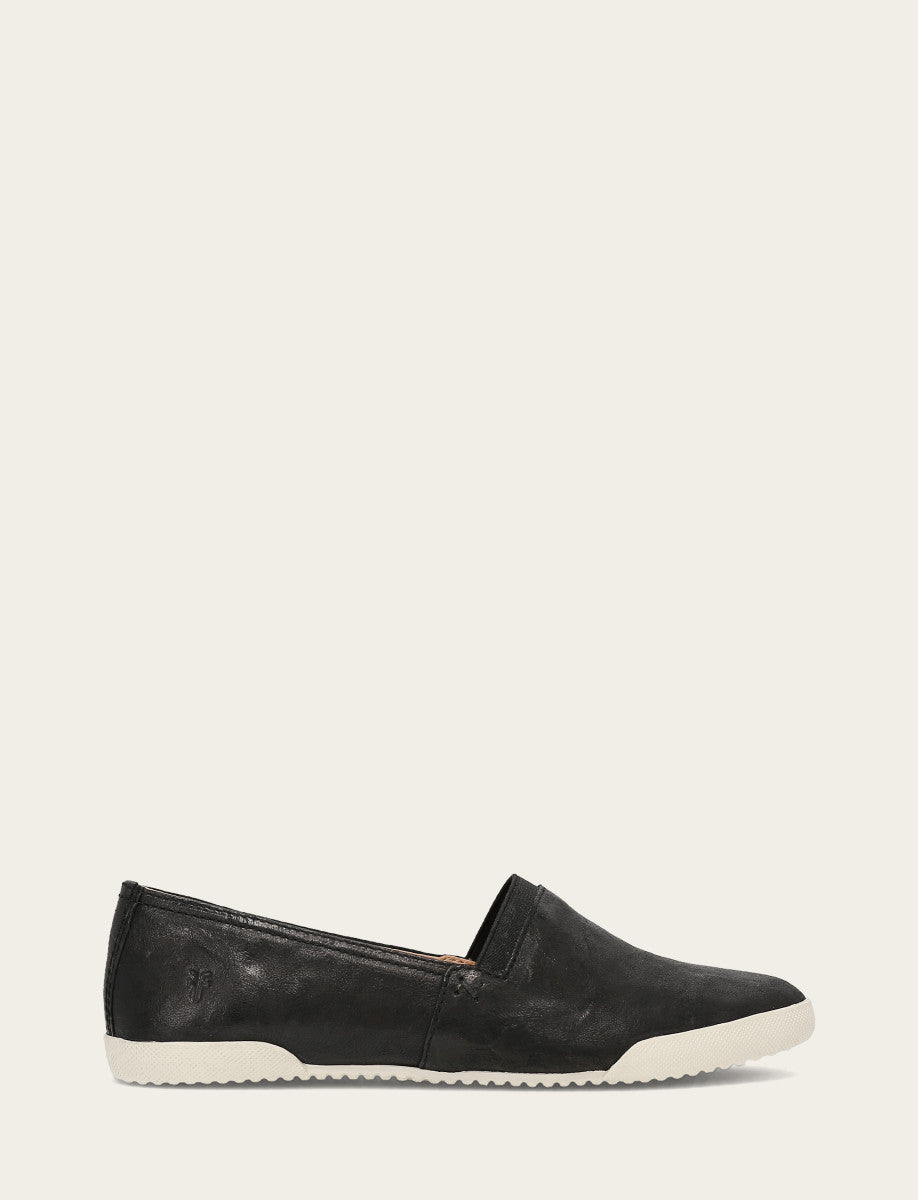 Frye Women's Black Melanie Slip On Sneakers Black