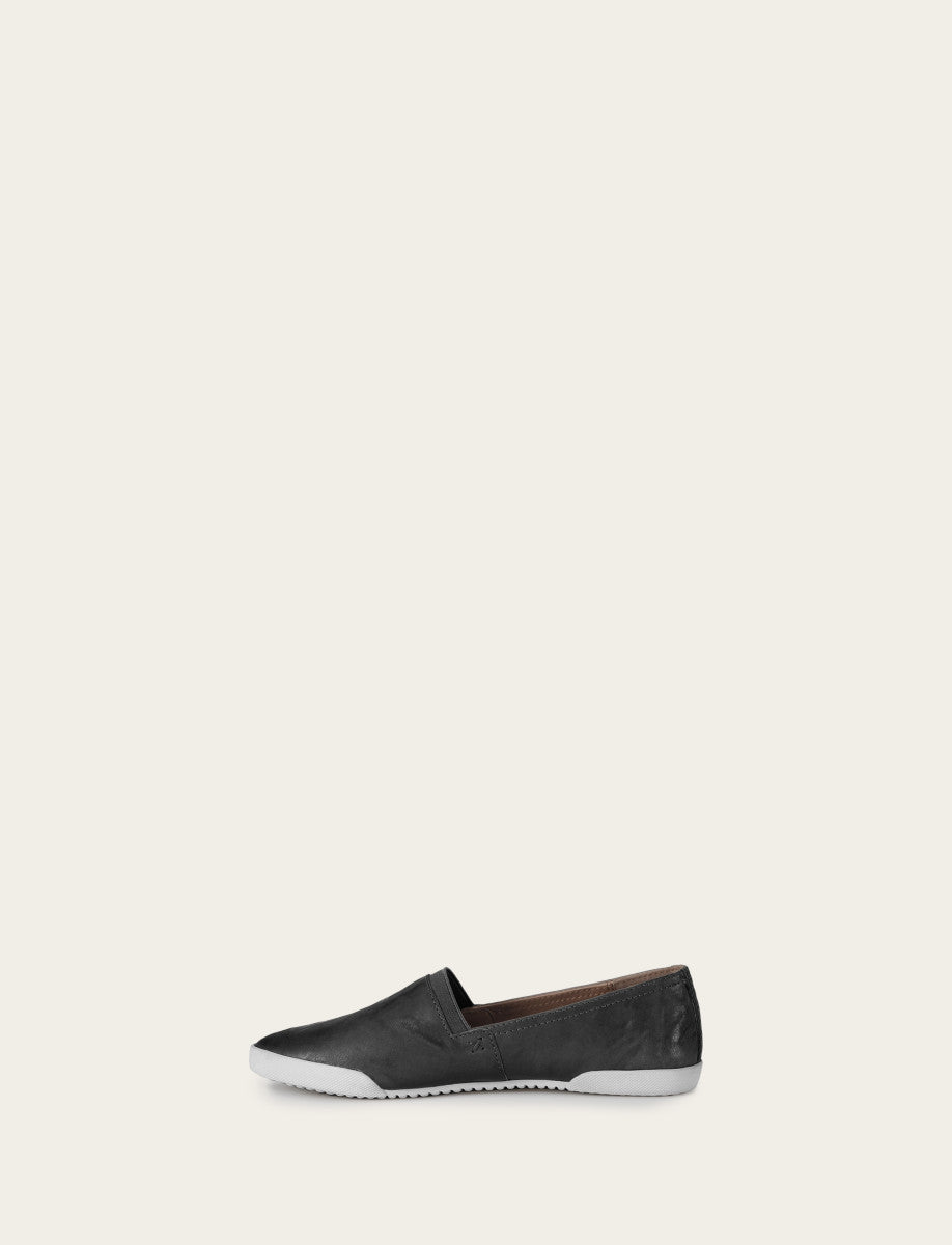 Frye Women's Black Melanie Slip On Sneakers Black