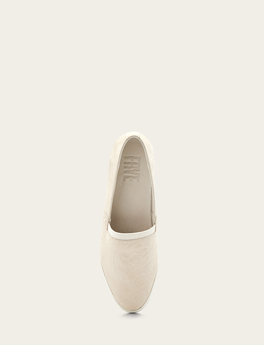 Frye Women's Ivory Melanie Slip On Sneakers Ivory