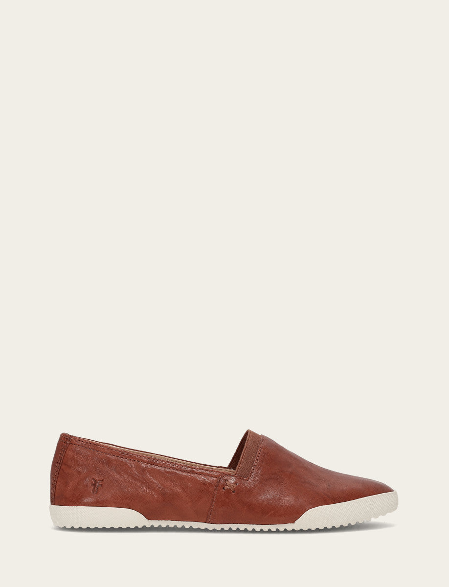 Frye Women's Cognac Melanie Slip On Sneakers Cognac