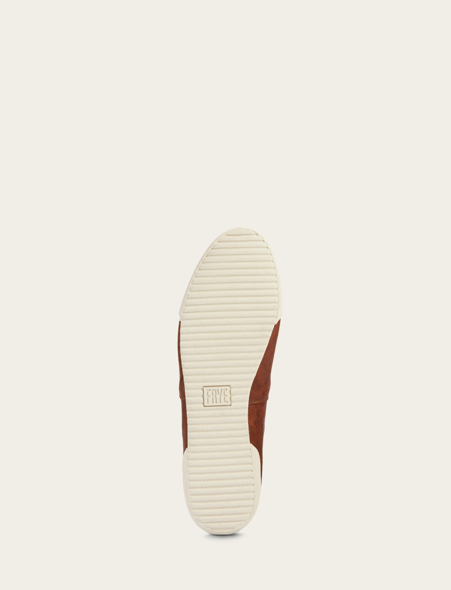 Frye Women's Cognac Melanie Slip On Sneakers Cognac