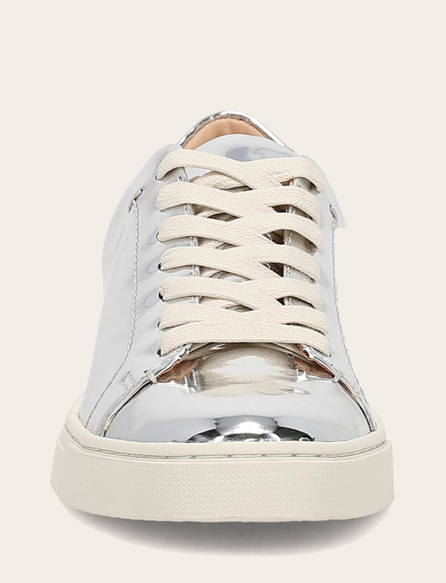 Frye Women's Silver Ivy Low Lace Slip On Sneakers Silver