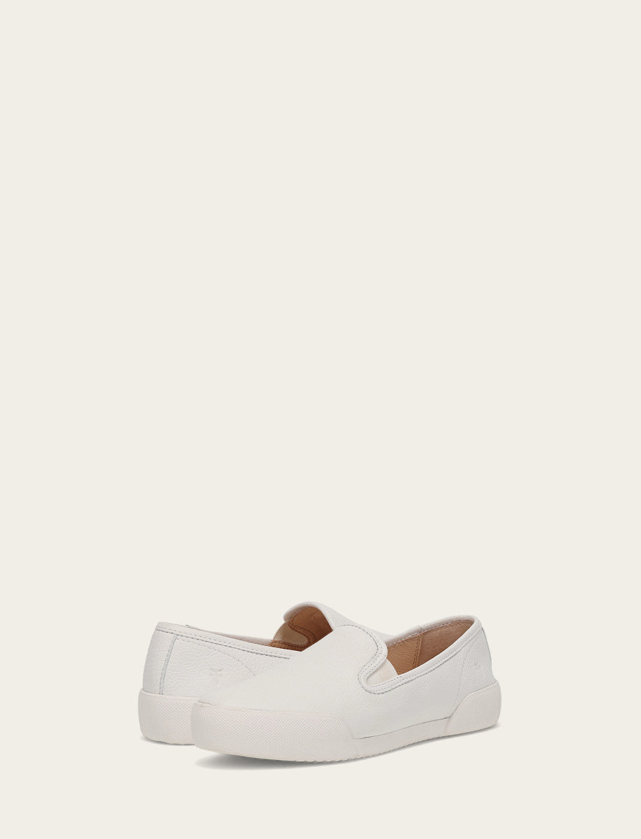 Frye Women's White Mia Slip On Sneakers White