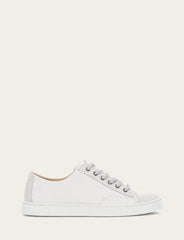 Frye Women's Ivory Ivy Canvas Low Lace Sneakers Ivory