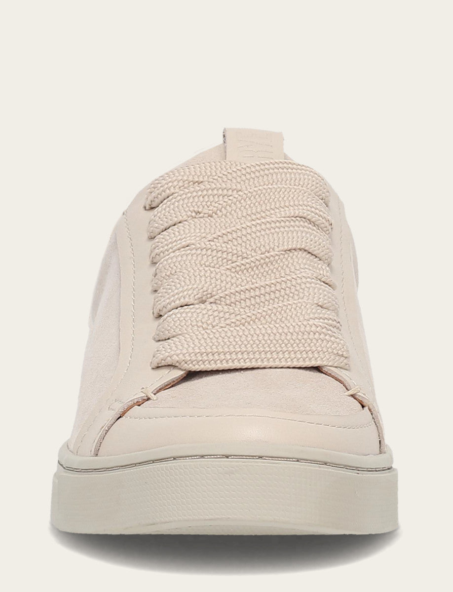 Frye Women's Ivory Ivy Court Low Lace Sneakers Ivory