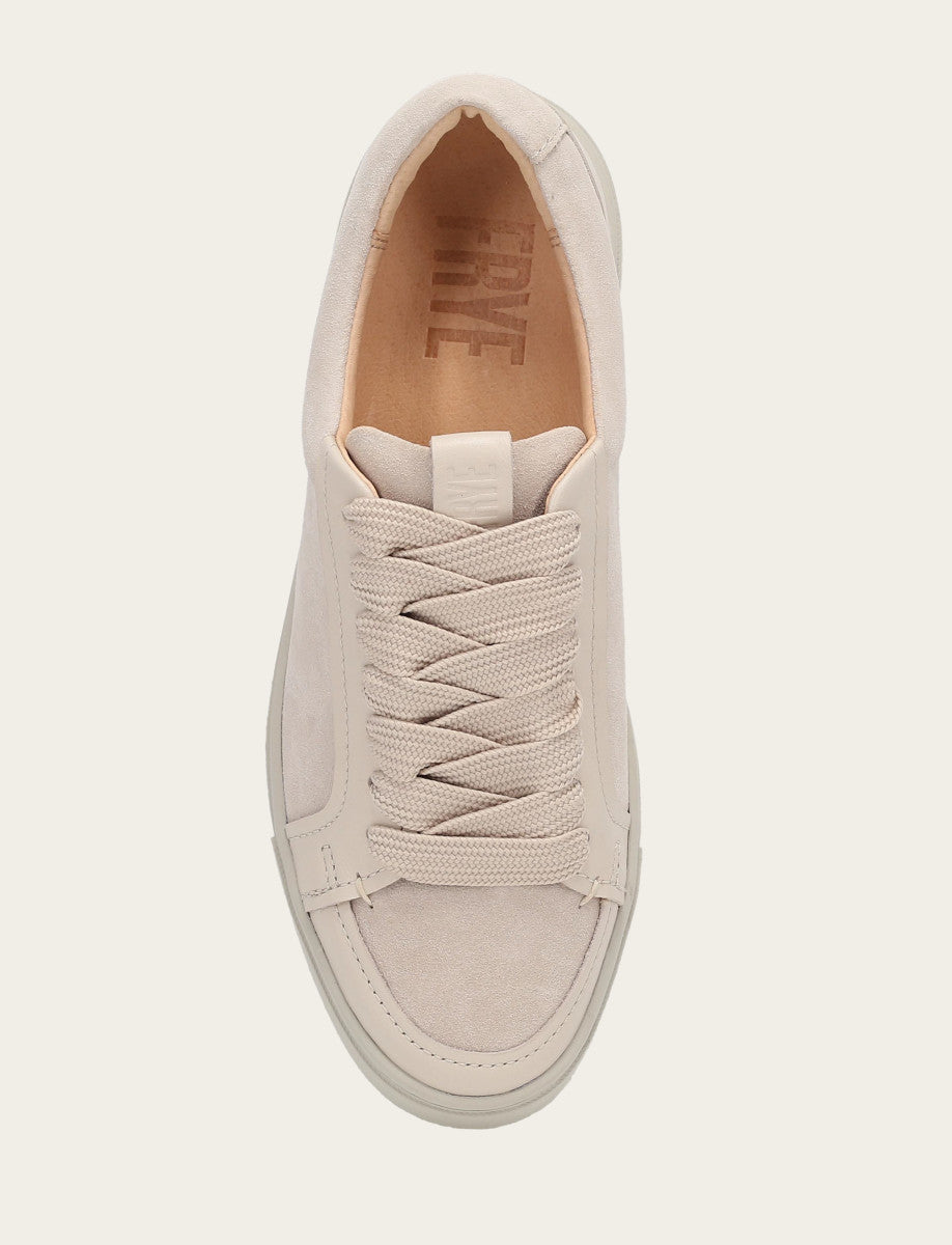 Frye Women's Ivory Ivy Court Low Lace Sneakers Ivory
