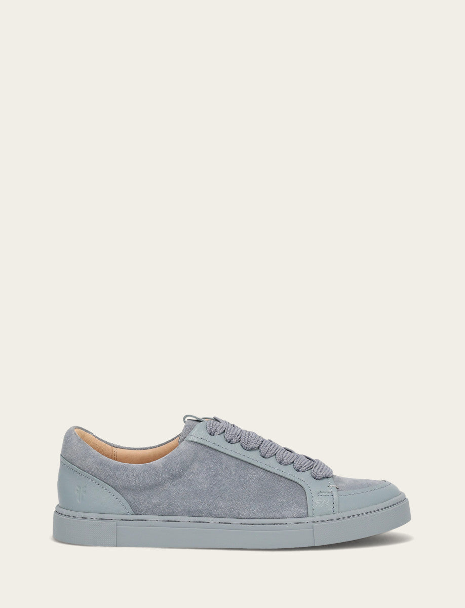 Frye Women's Steel Blue Ivy Court Low Lace Sneakers Steel Blue