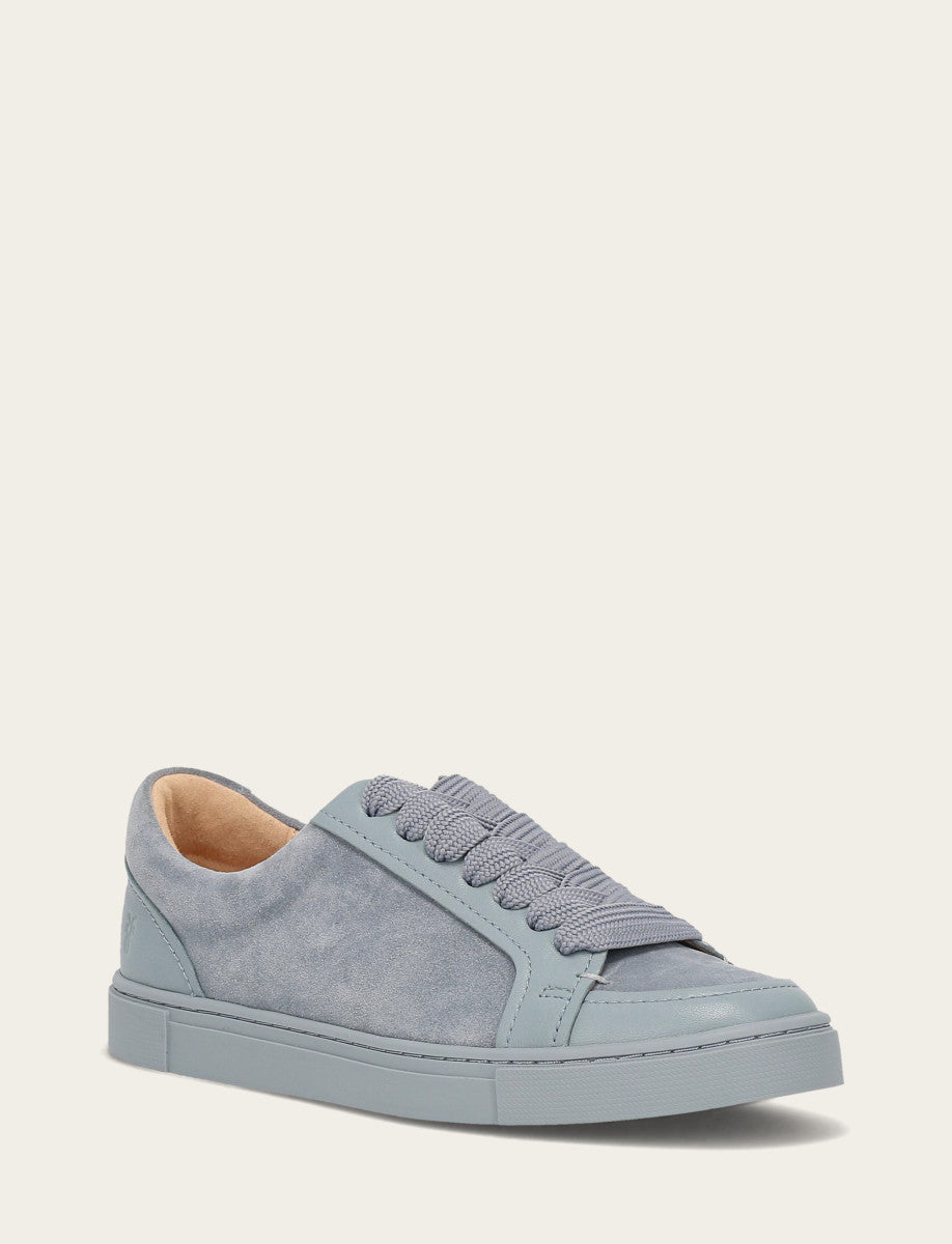 Frye Women's Steel Blue Ivy Court Low Lace Sneakers Steel Blue