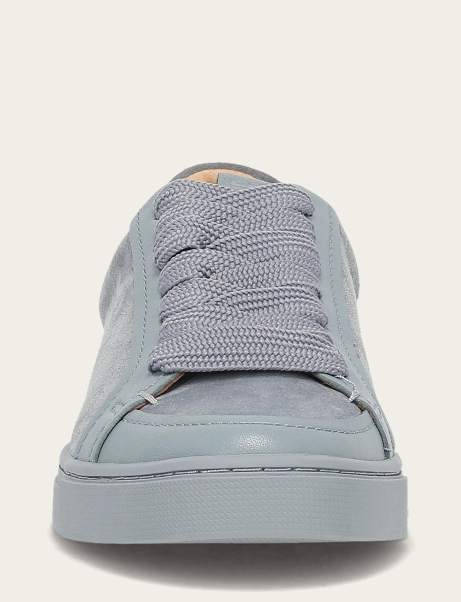 Frye Women's Steel Blue Ivy Court Low Lace Sneakers Steel Blue