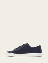 Frye Women's Navy Ivy Canvas Low Lace Sneakers Navy