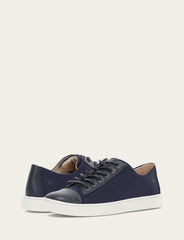 Frye Women's Navy Ivy Canvas Low Lace Sneakers Navy