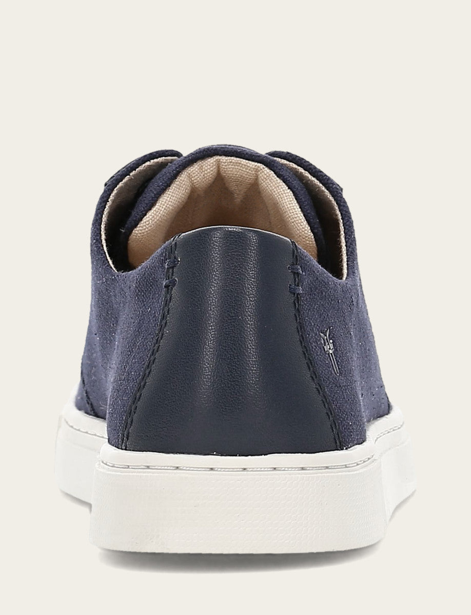 Frye Women's Navy Ivy Canvas Low Lace Sneakers Navy