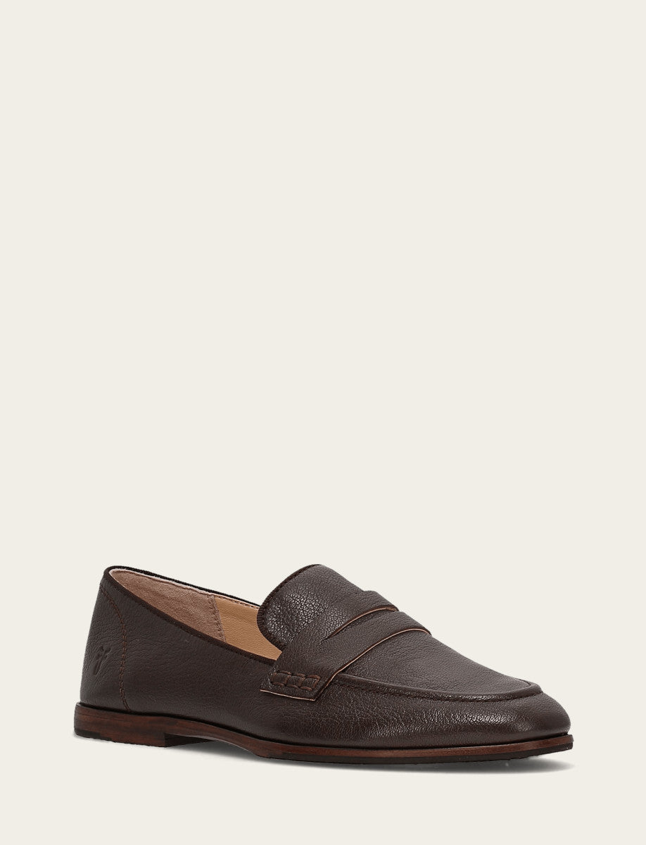 Frye Women's Dark Brown Faith Loafer Dark Brown