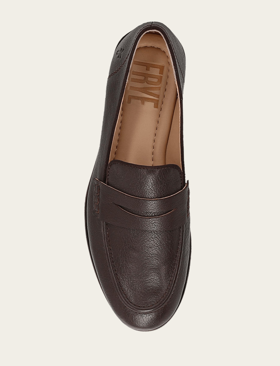 Frye Women's Dark Brown Faith Loafer Dark Brown