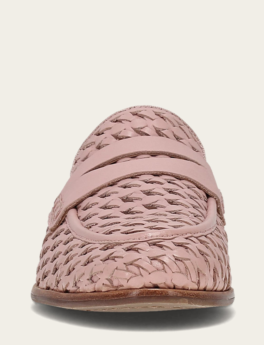 Frye Faith Woven Loafer Cameo Rose