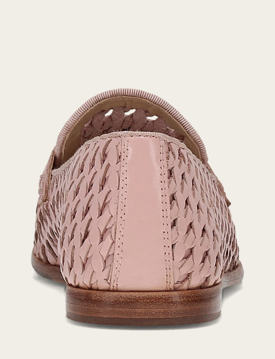 Frye Faith Woven Loafer Cameo Rose