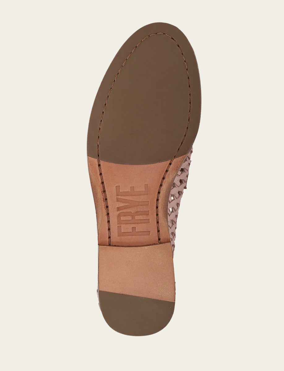 Frye Faith Woven Loafer Cameo Rose
