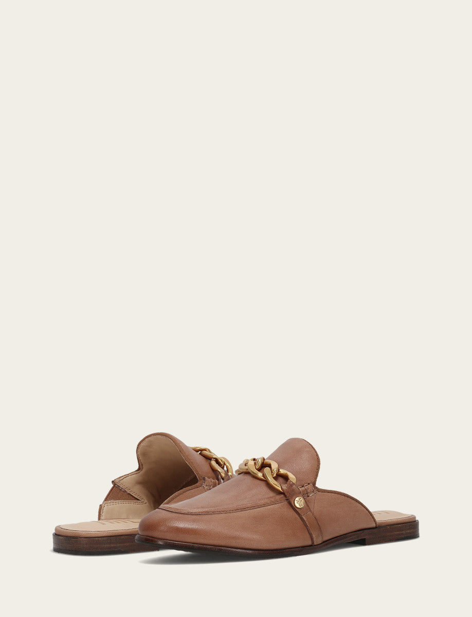 Frye Faith Chain Mule Dune