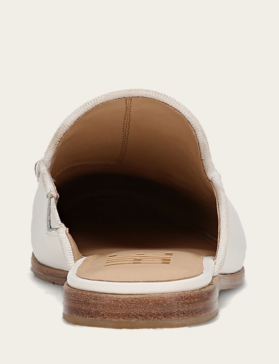 Frye Faith Mule White