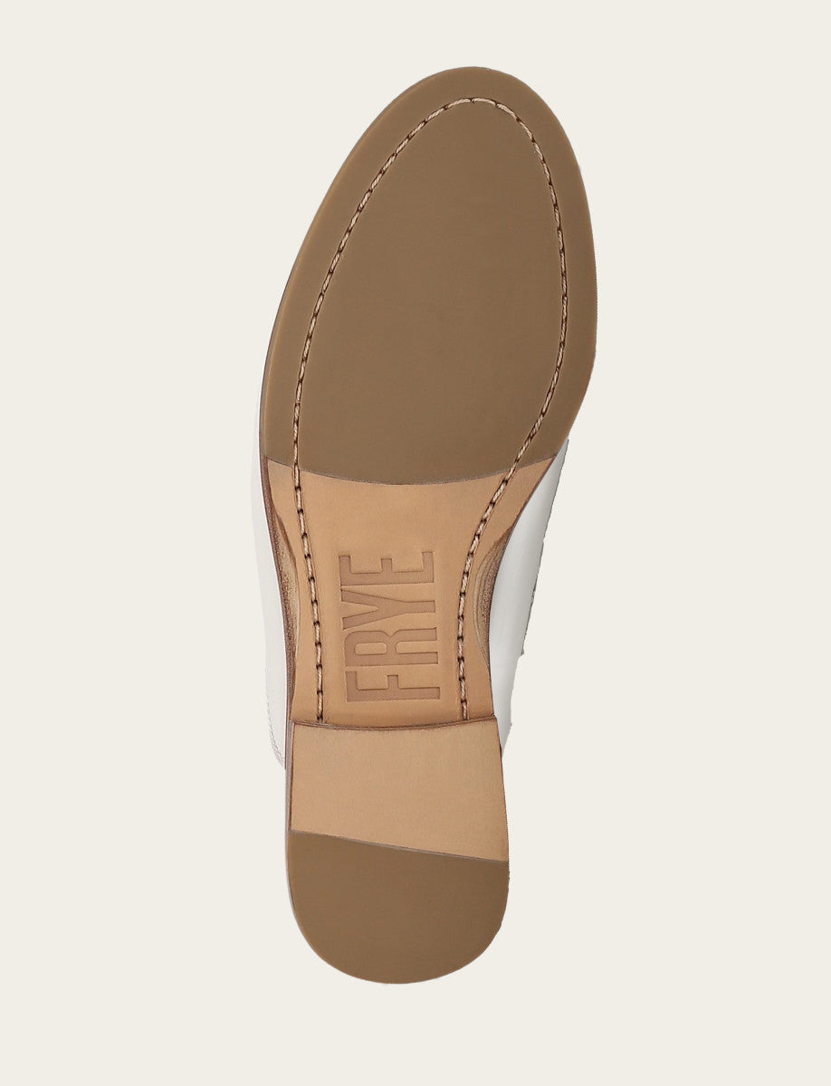 Frye Faith Mule White