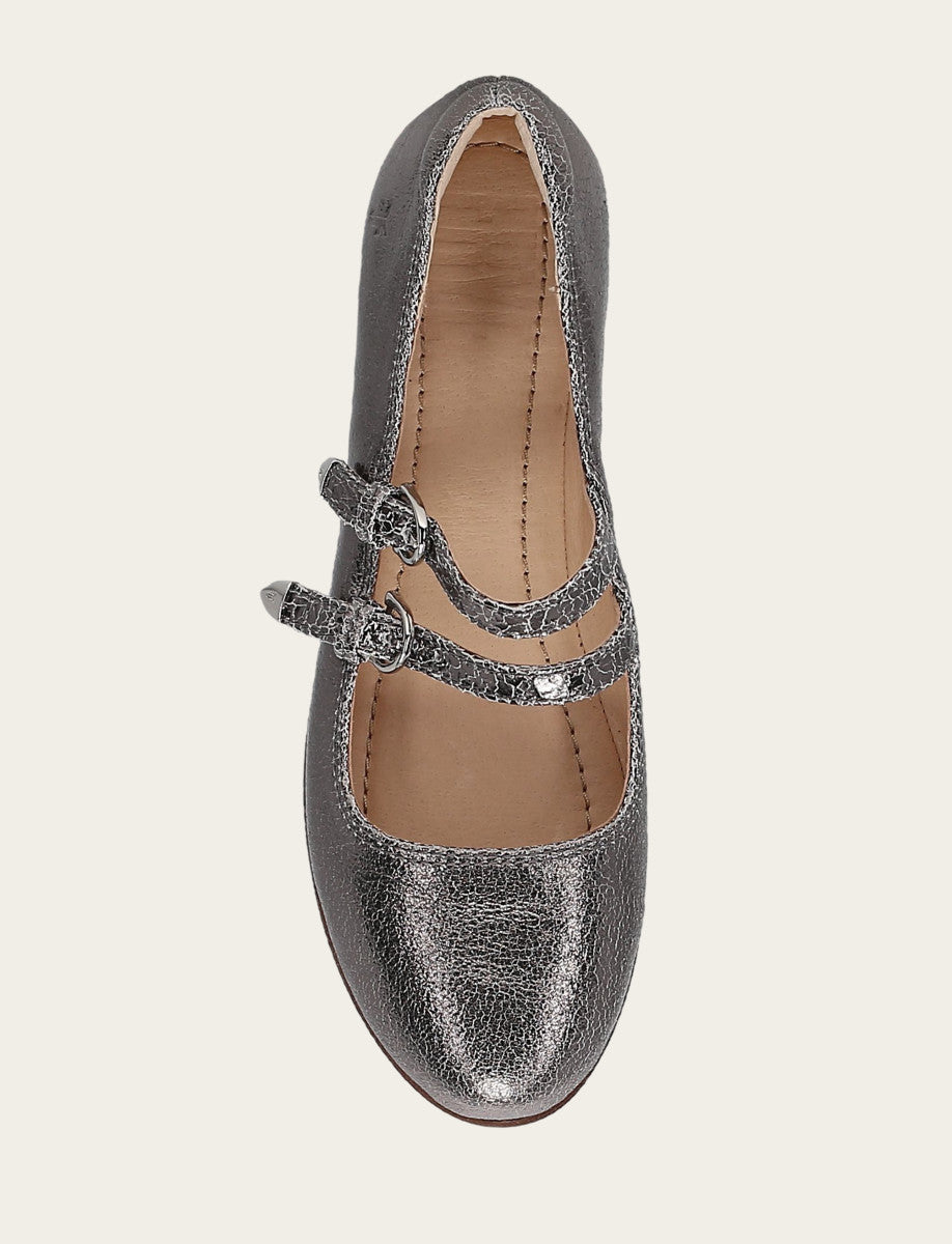 Frye Carson Multi Mary Jane Gunmetal