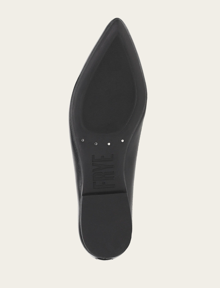 Frye Women's Black Heather Ballet Flats Black