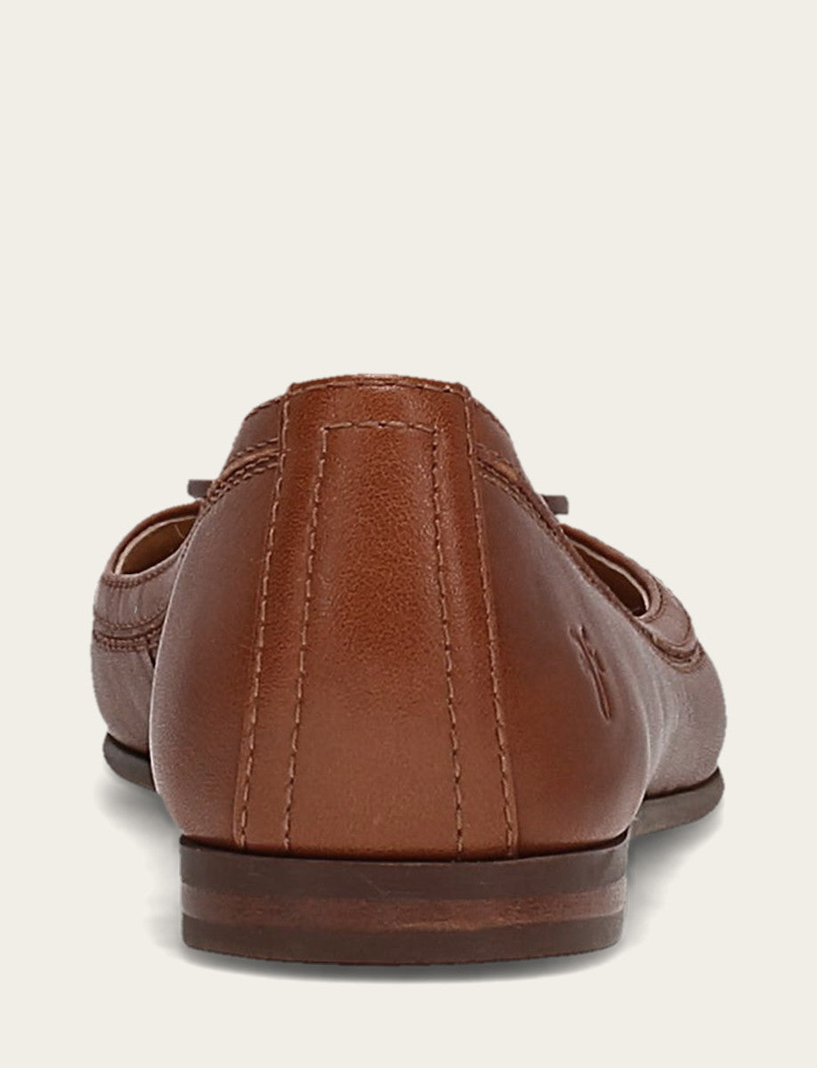 Frye Women's Cinnamon Carson Logo Ballet Shoe Cinnamon