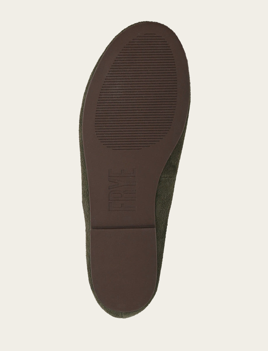 Frye Women's Dark Olive Emma Elastic Mary Jane Shoe Dark Olive