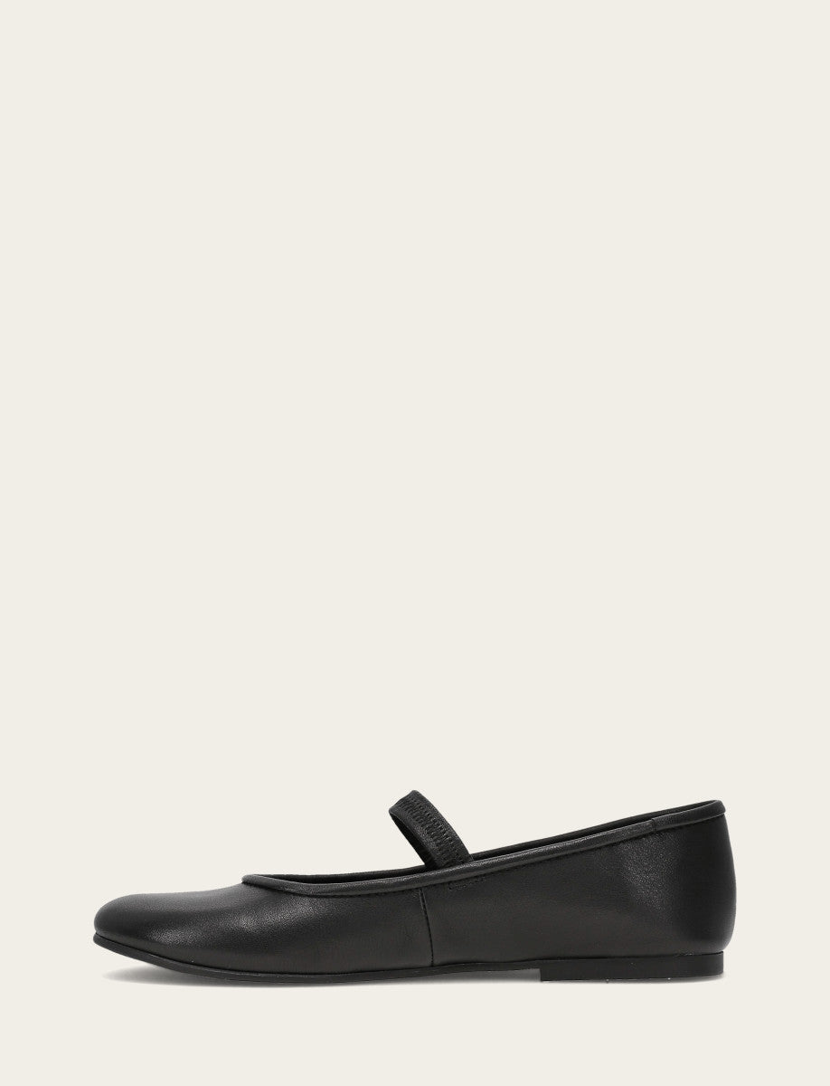Frye Women's Black Emma Elastic Mary Jane Shoe Black
