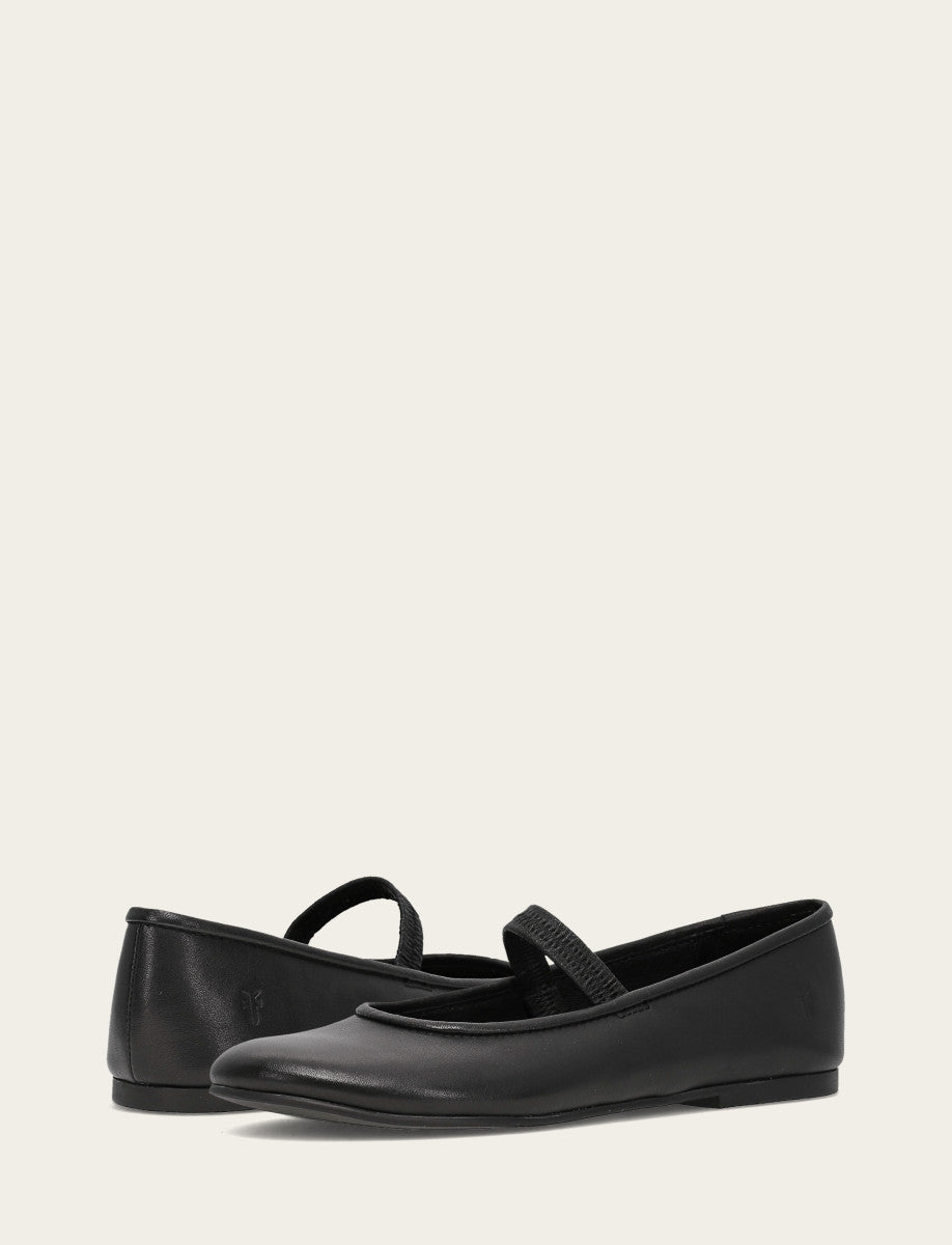 Frye Women's Black Emma Elastic Mary Jane Shoe Black