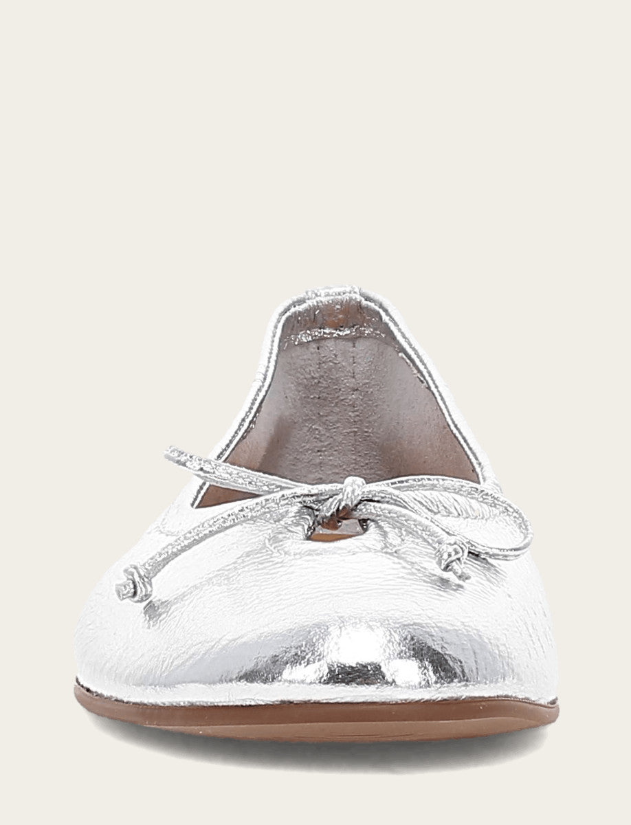 Frye Women's Silver Emma Ballet Shoe Silver