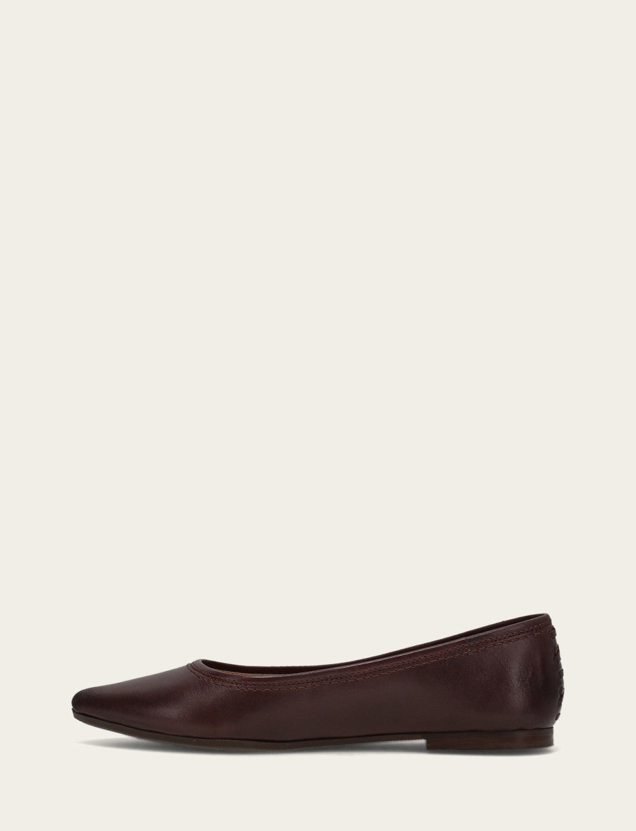 Frye Women's Cherry Lacquer Heather Ballet Shoe Cherry Lacquer