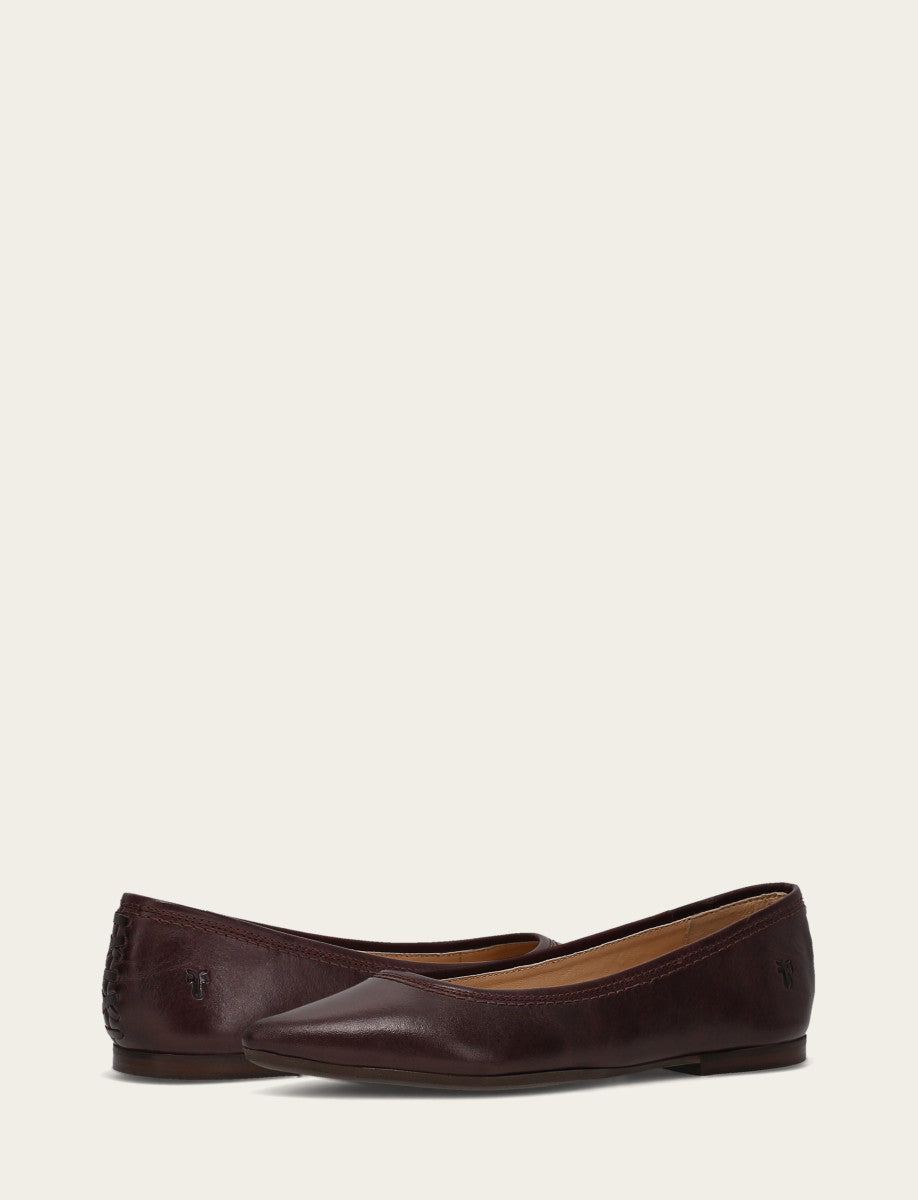Frye Women's Cherry Lacquer Heather Ballet Shoe Cherry Lacquer
