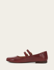 Frye Women's Cranberry Carson Multi Mary Jane Shoe Cranberry