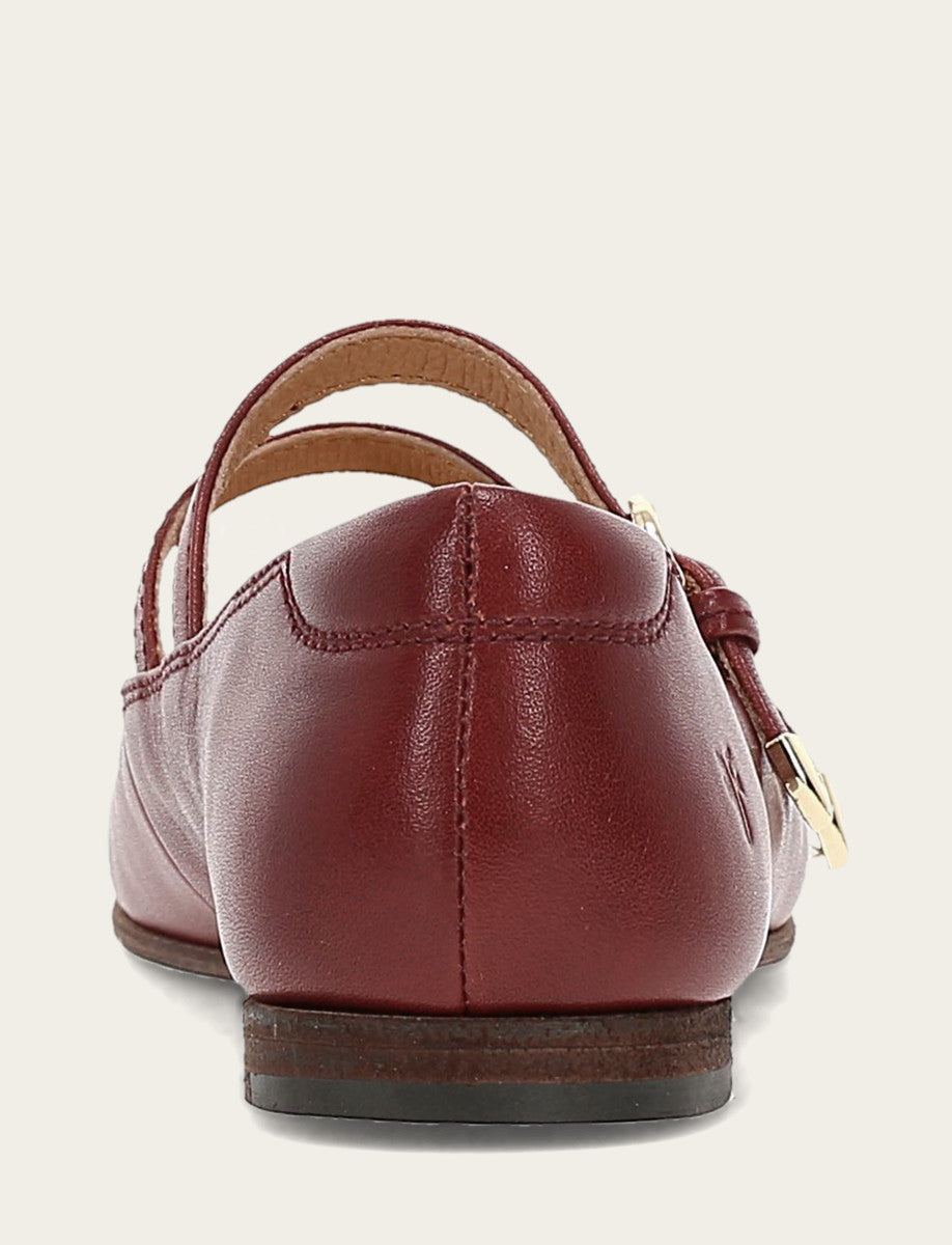 Frye Women's Cranberry Carson Multi Mary Jane Shoe Cranberry