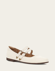 Frye Women's Ecru Carson Multi Mary Jane Shoe Ecru