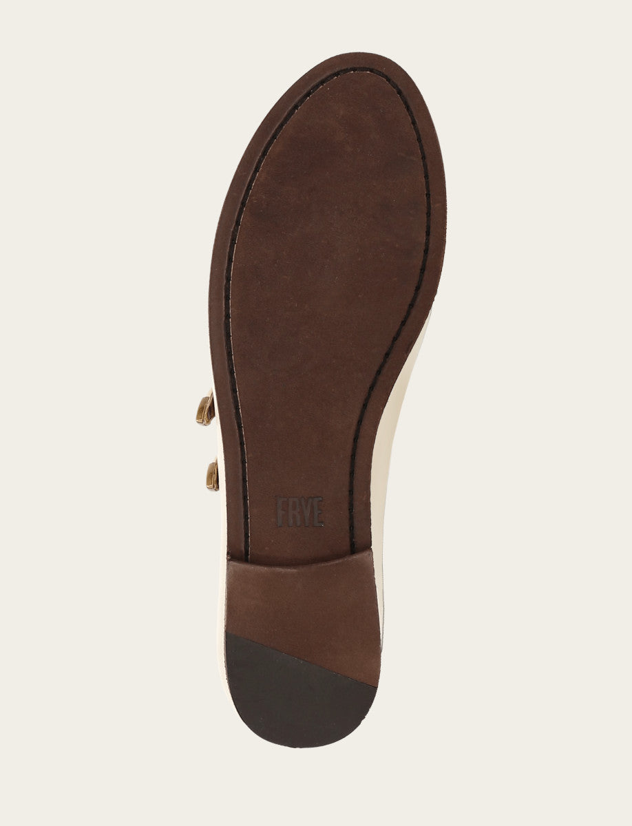 Frye Women's Ecru Carson Multi Mary Jane Shoe Ecru
