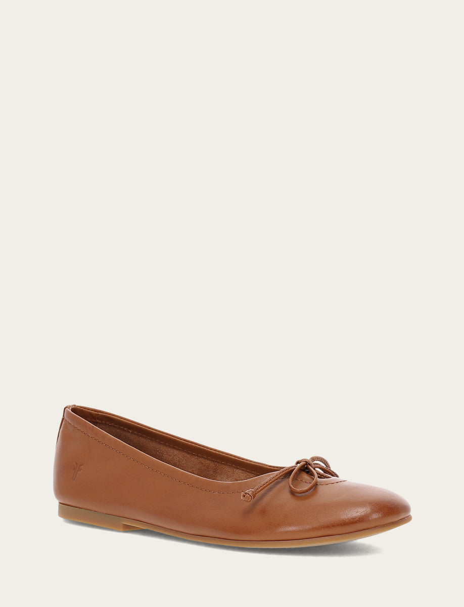 Frye Women's Dark Latte Emma Ballet Flats Dark Latte