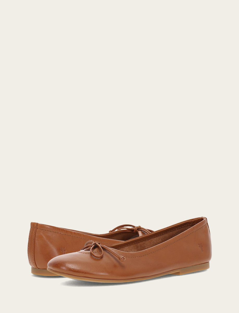 Frye Women's Dark Latte Emma Ballet Flats Dark Latte