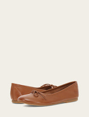 Frye Women's Dark Latte Emma Ballet Flats Dark Latte