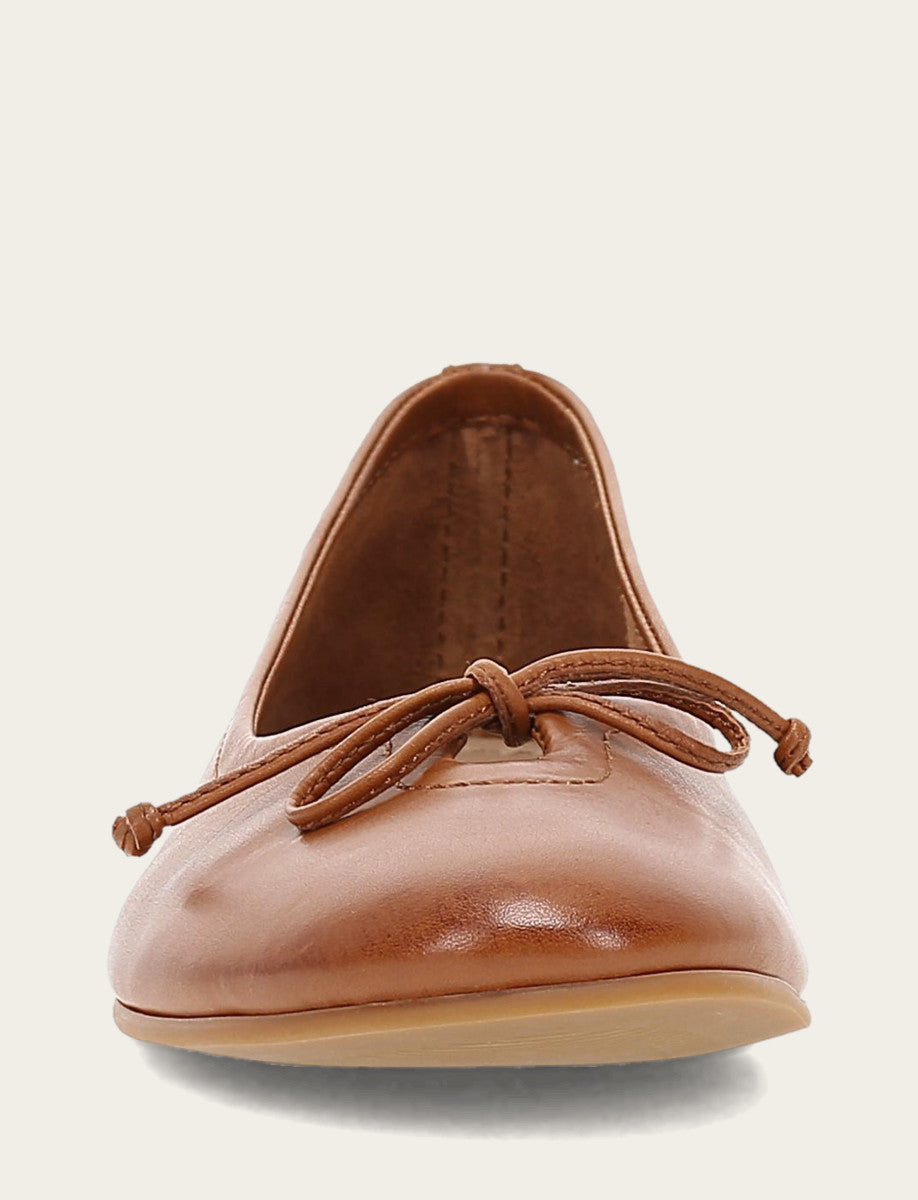 Frye Women's Dark Latte Emma Ballet Flats Dark Latte