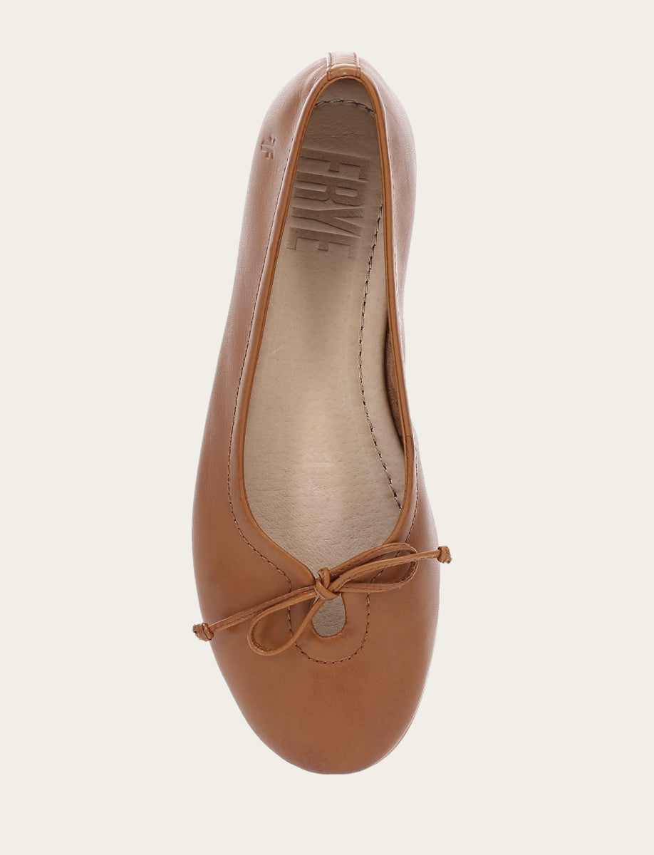 Frye Women's Dark Latte Emma Ballet Flats Dark Latte